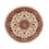Persisk tæppe - Tabriz - Royal rundt - 145 x 145 cm - beige