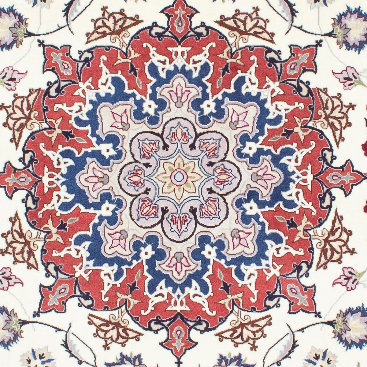 Persisk tæppe - Tabriz - Royal - 194 x 154 cm - beige