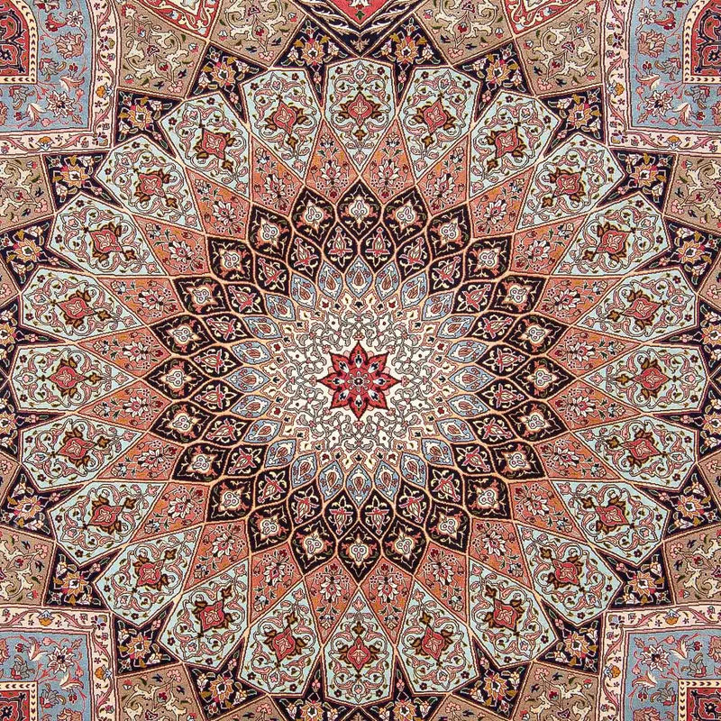 Persisk tæppe - Tabriz - Royal - 297 x 255 cm - flerfarvet