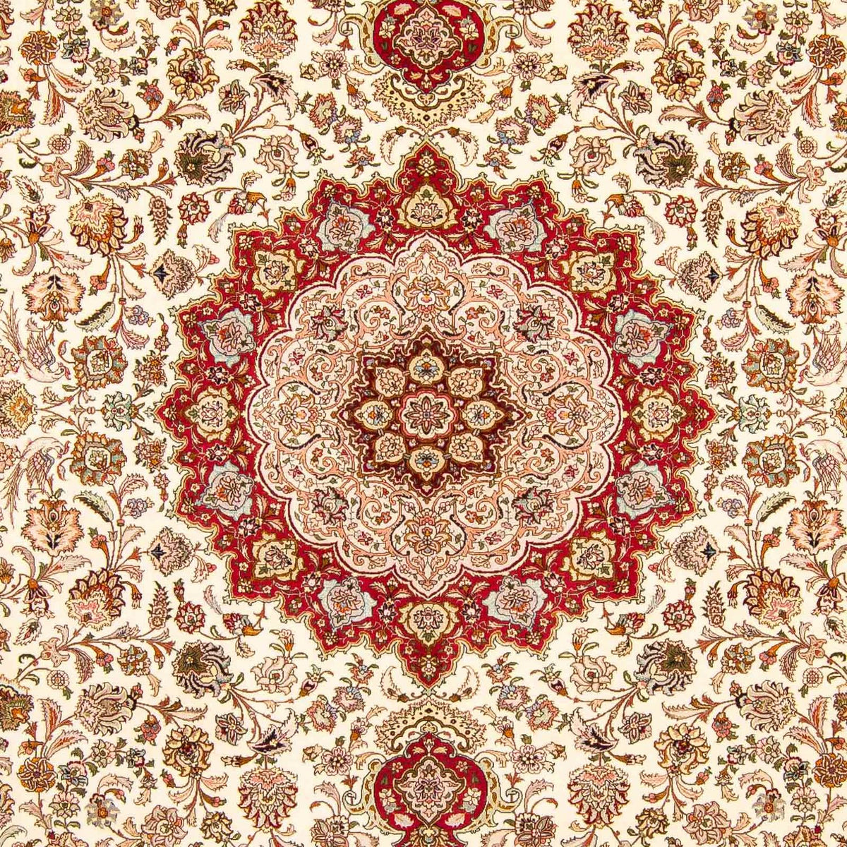 Persisk tæppe - Tabriz - Royal - 400 x 302 cm - rød