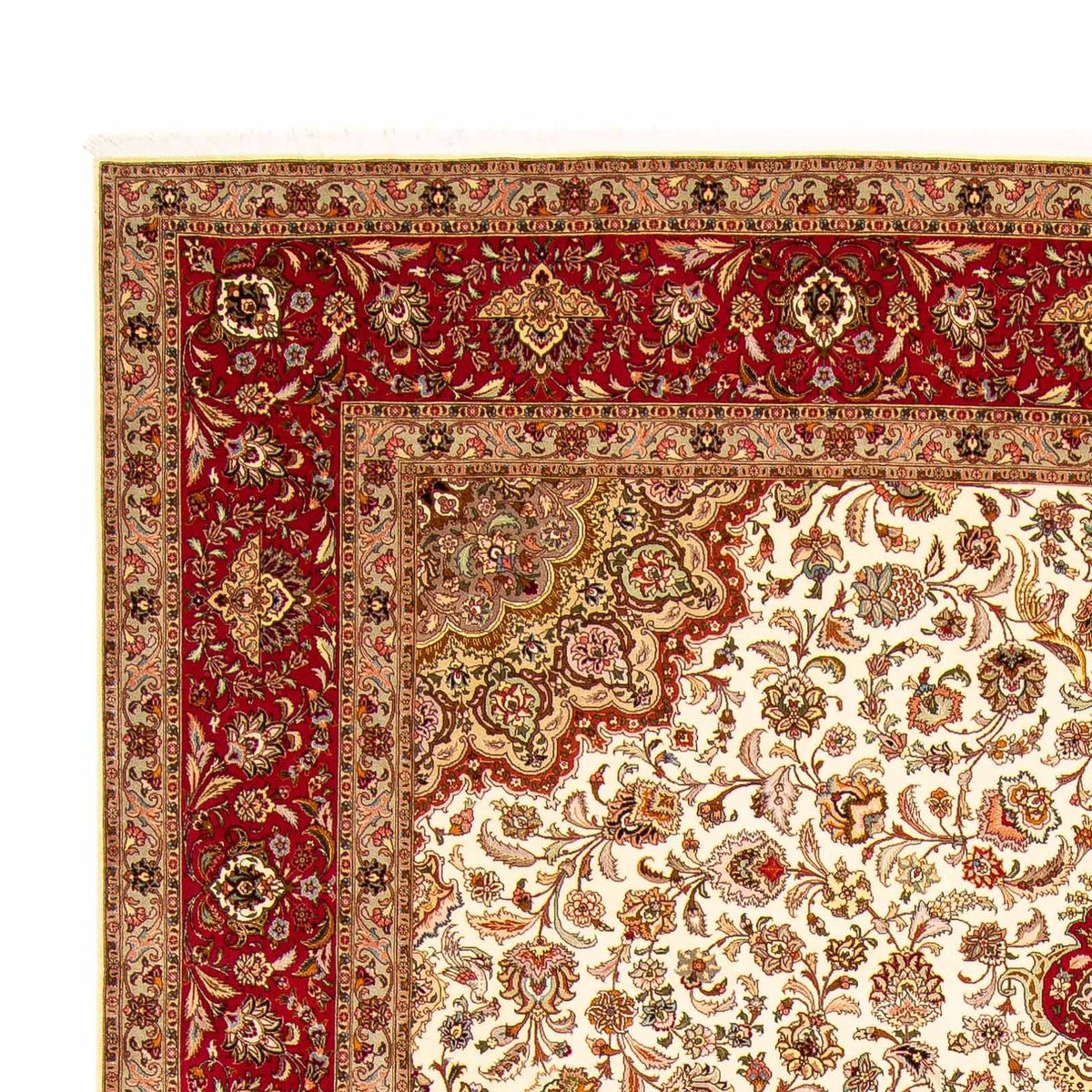 Persisk tæppe - Tabriz - Royal - 400 x 302 cm - rød