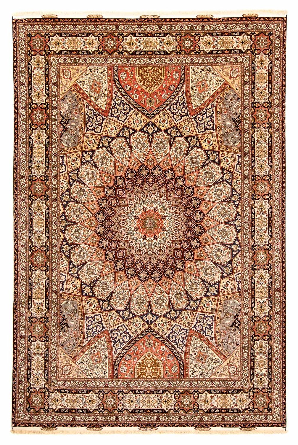 Persisk tæppe - Tabriz - Royal - 352 x 247 cm - flerfarvet