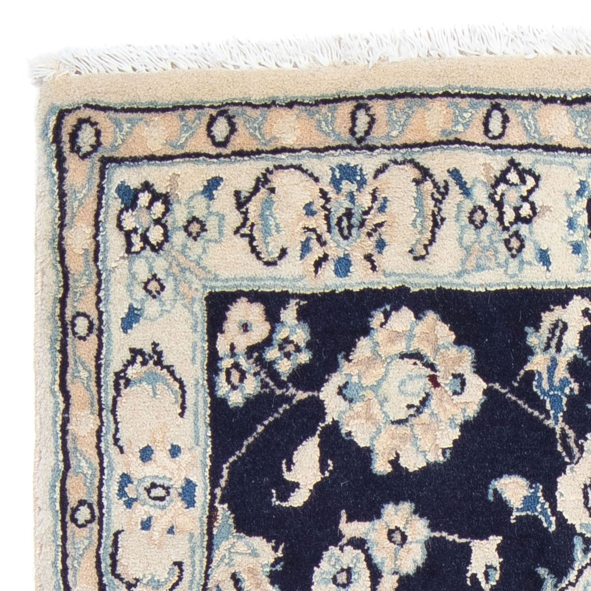 Persisk tæppe - Nain - Royal - 94 x 54 cm - mørkeblå