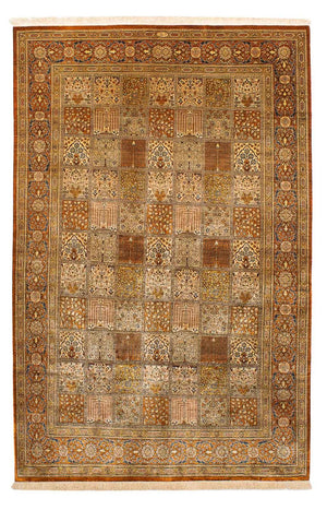 Silketæppe - Ghom Silk - Premium - 200 x 132 cm - flerfarvet