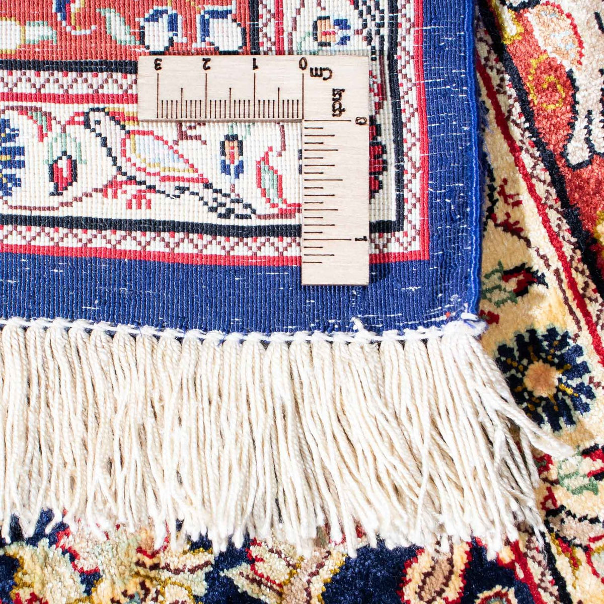 Persisk tæppe - Ghom - 154 x 98 cm - mørkeblå