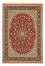 Persisk tæppe - Isfahan - Premium - 357 x 249 cm - mørkerød