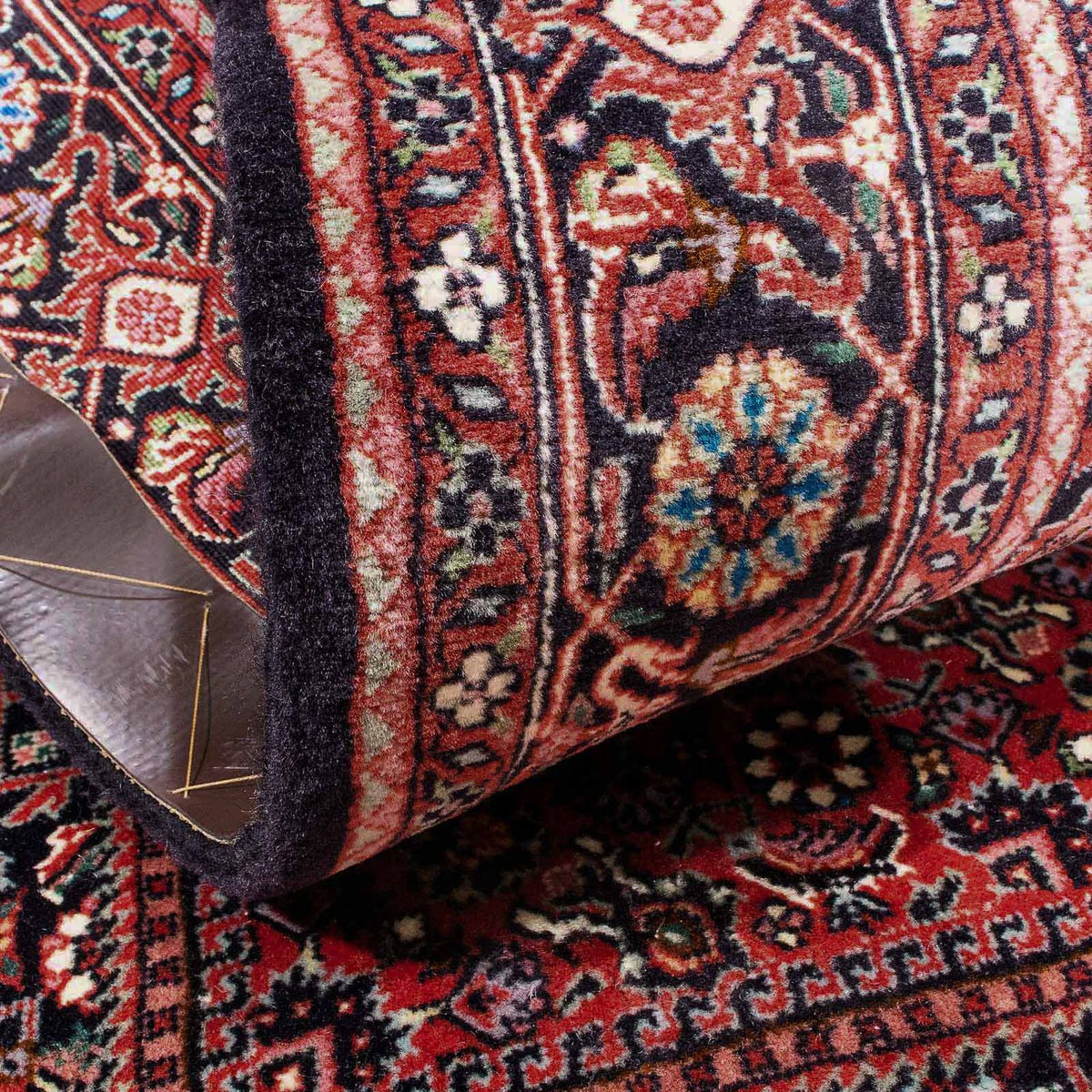 Persisk tæppe - Bijar - 175 x 112 cm - rød