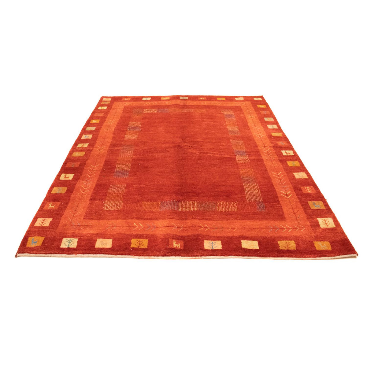 Gabbeh-tæppe - Persisk - 228 x 172 cm - rust