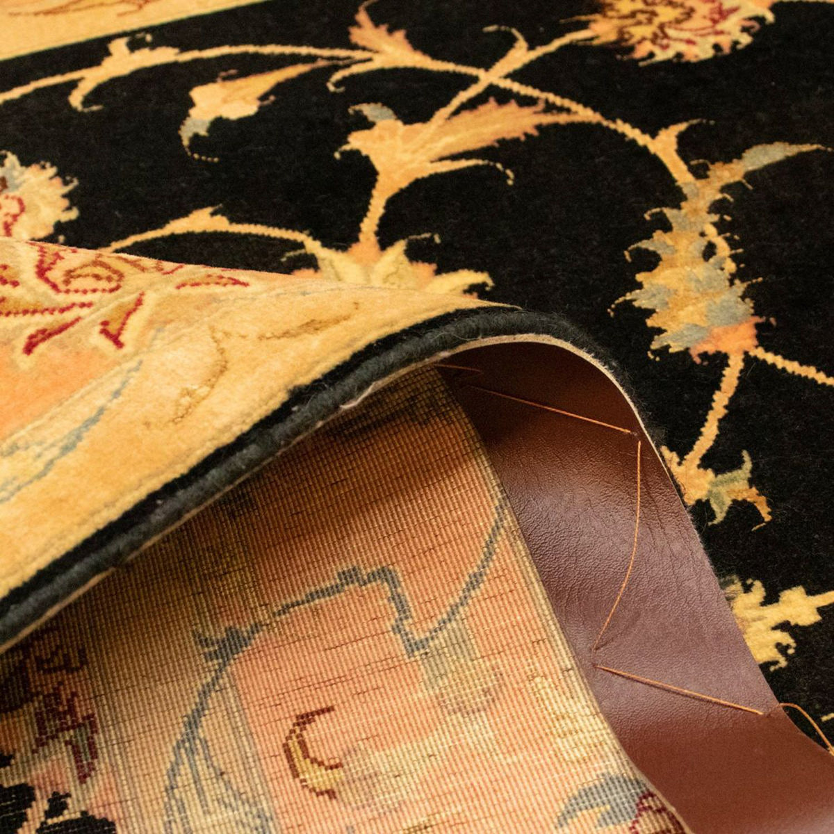 Persisk tæppe - Tabriz - Royal - 160 x 100 cm - sort