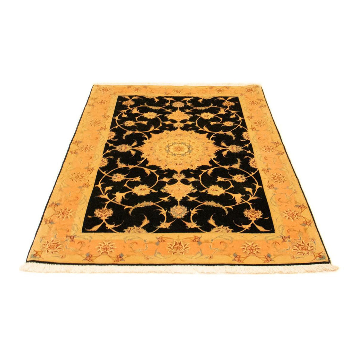 Persisk tæppe - Tabriz - Royal - 160 x 100 cm - sort
