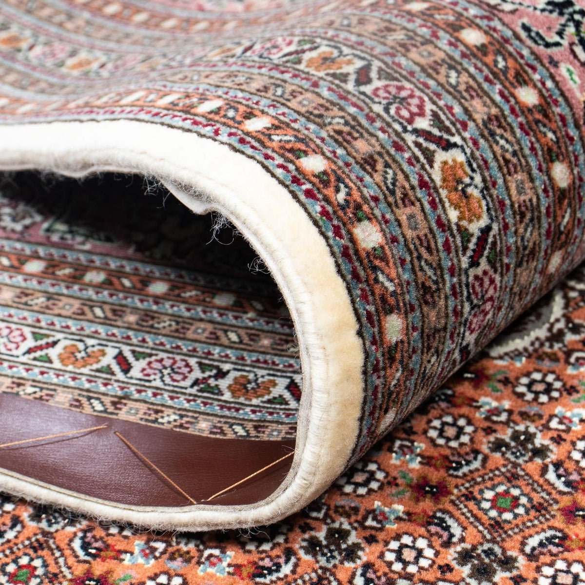 Persisk tæppe - Tabriz - 350 x 250 cm - mørkebrun