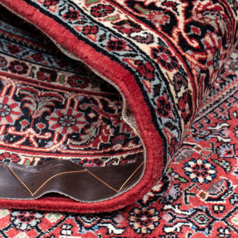 Persisk tæppe - Bijar - 210 x 132 cm - lysrød