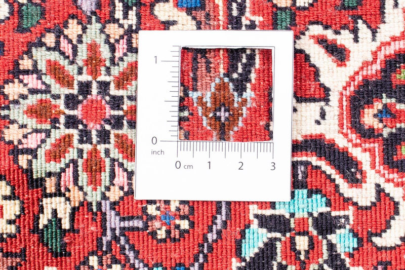 Persisk tæppe - Bijar - 355 x 246 cm - lysrød