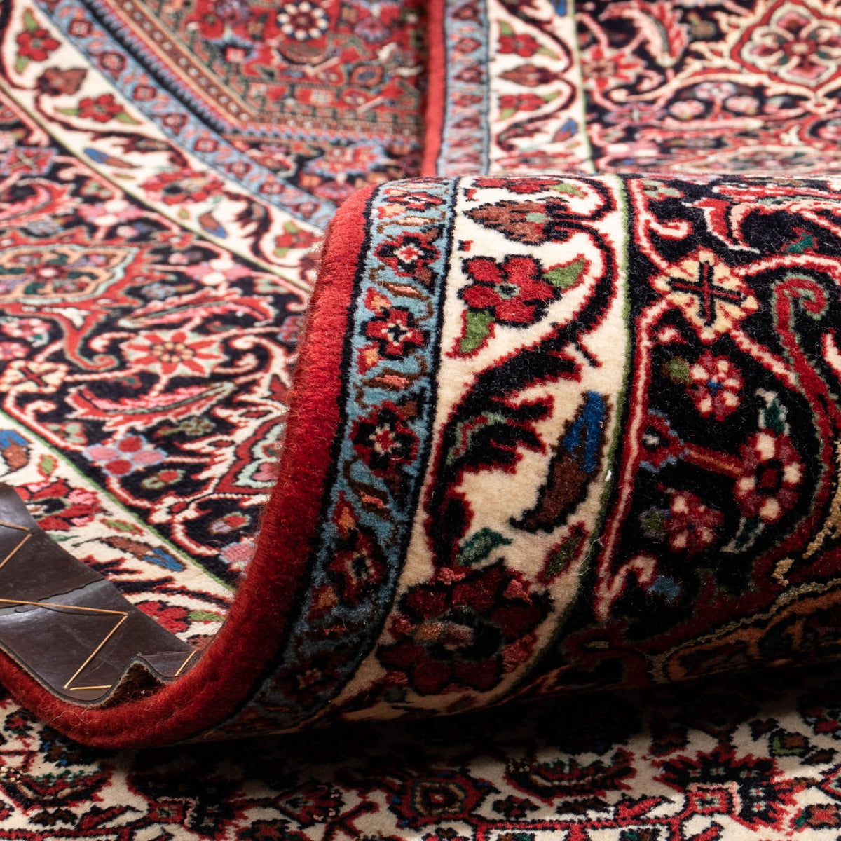 Persisk tæppe - Bijar - Royal - 340 x 254 cm - rød
