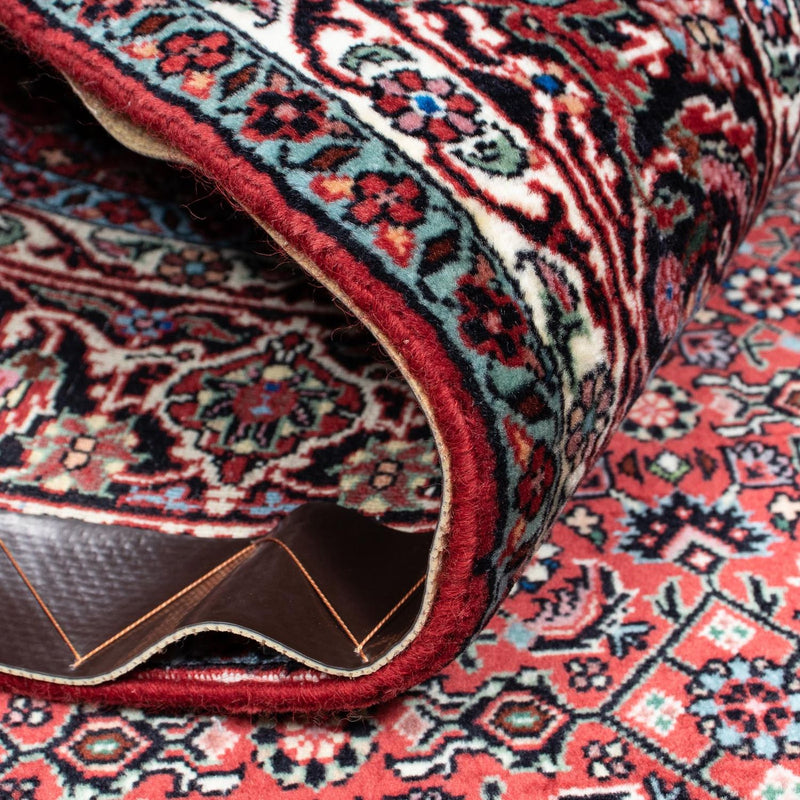 Persisk tæppe - Bijar - 212 x 130 cm - lysrød