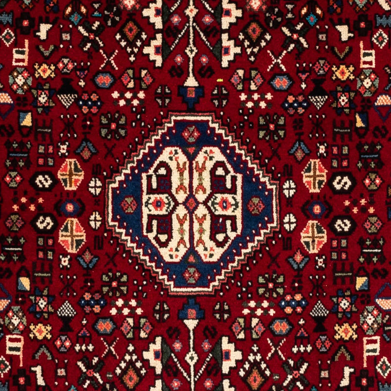 Persisk tæppe - Nomadisk - 150 x 103 cm - mørkerød