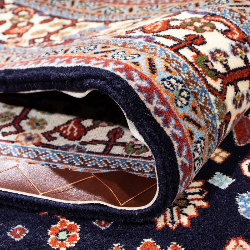 Gabbeh-tæppe - Kashkuli Persisk - 224 x 138 cm - mørkeblå