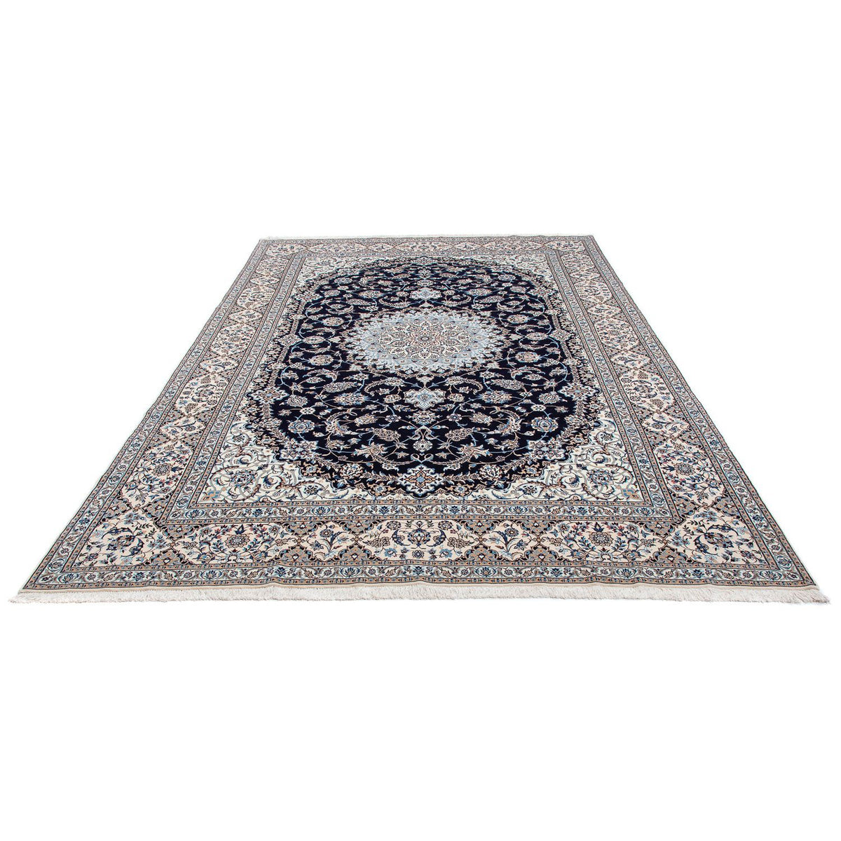 Persisk tæppe - Nain - Premium - 330 x 209 cm - beige