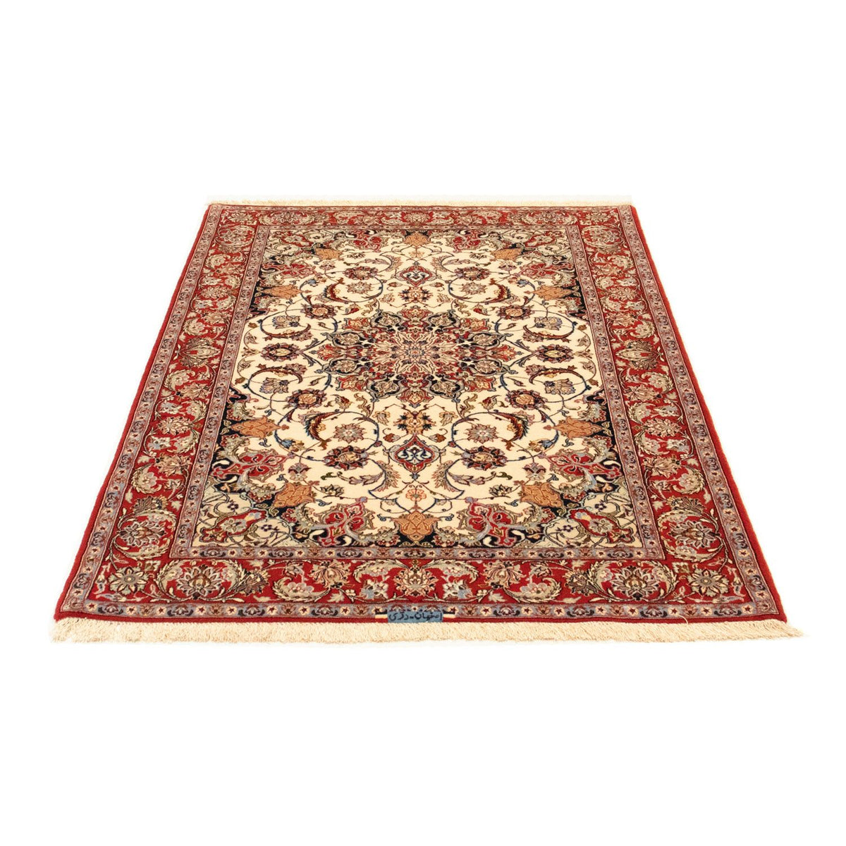 Persisk tæppe - Isfahan - Premium - 166 x 107 cm - beige