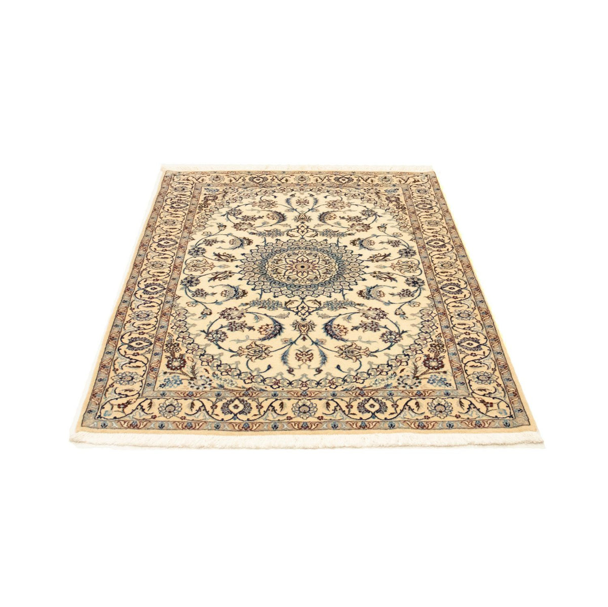 Persisk tæppe - Nain - Premium - 135 x 102 cm - beige