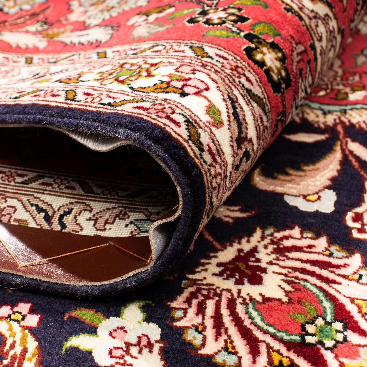 Persisk tæppe - Tabriz - Royal - 302 x 203 cm - rød