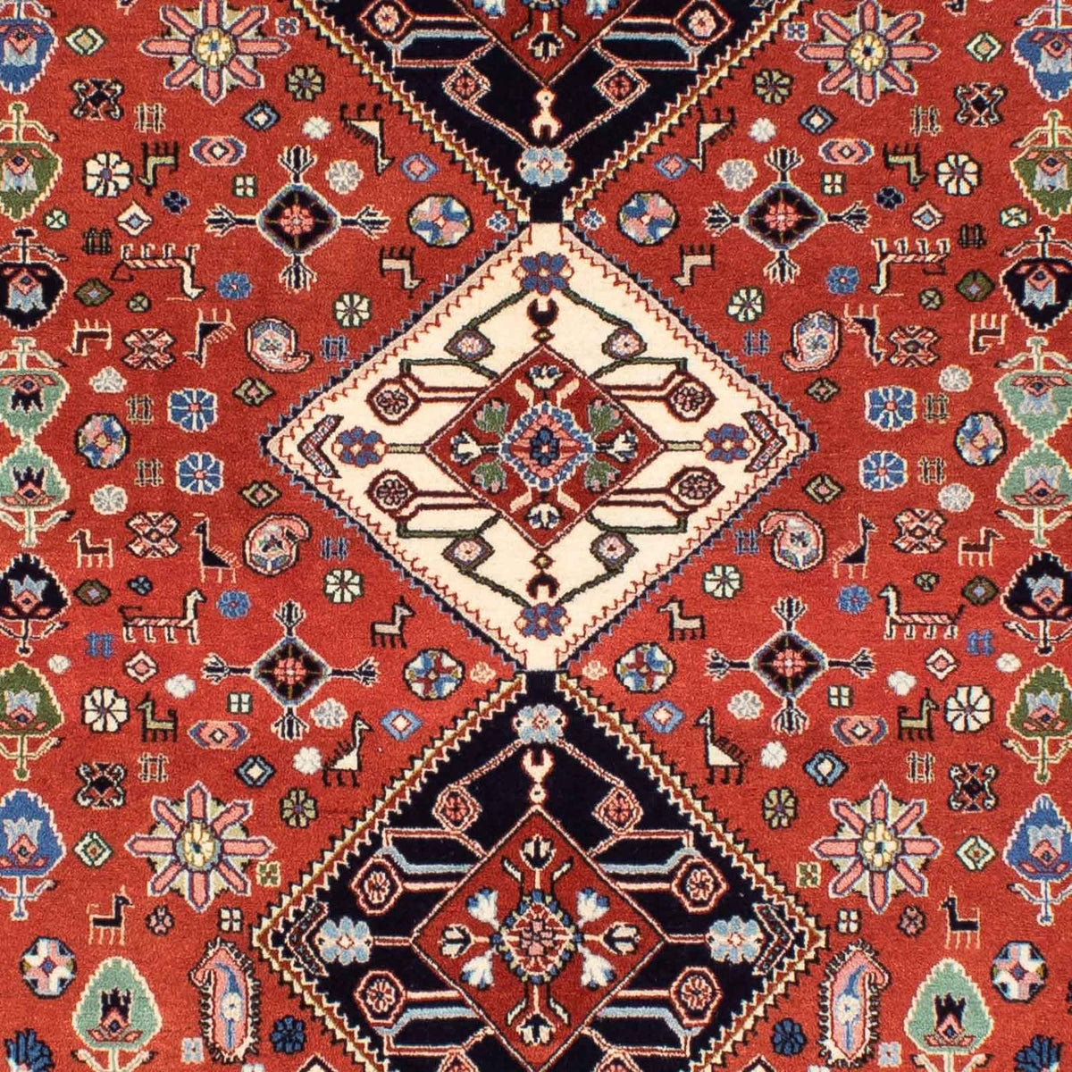 Gabbeh-tæppe - Kashkuli Persisk - 194 x 156 cm - brun