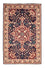 Persisk tæppe - Tabriz - 134 x 86 cm - mørkeblå