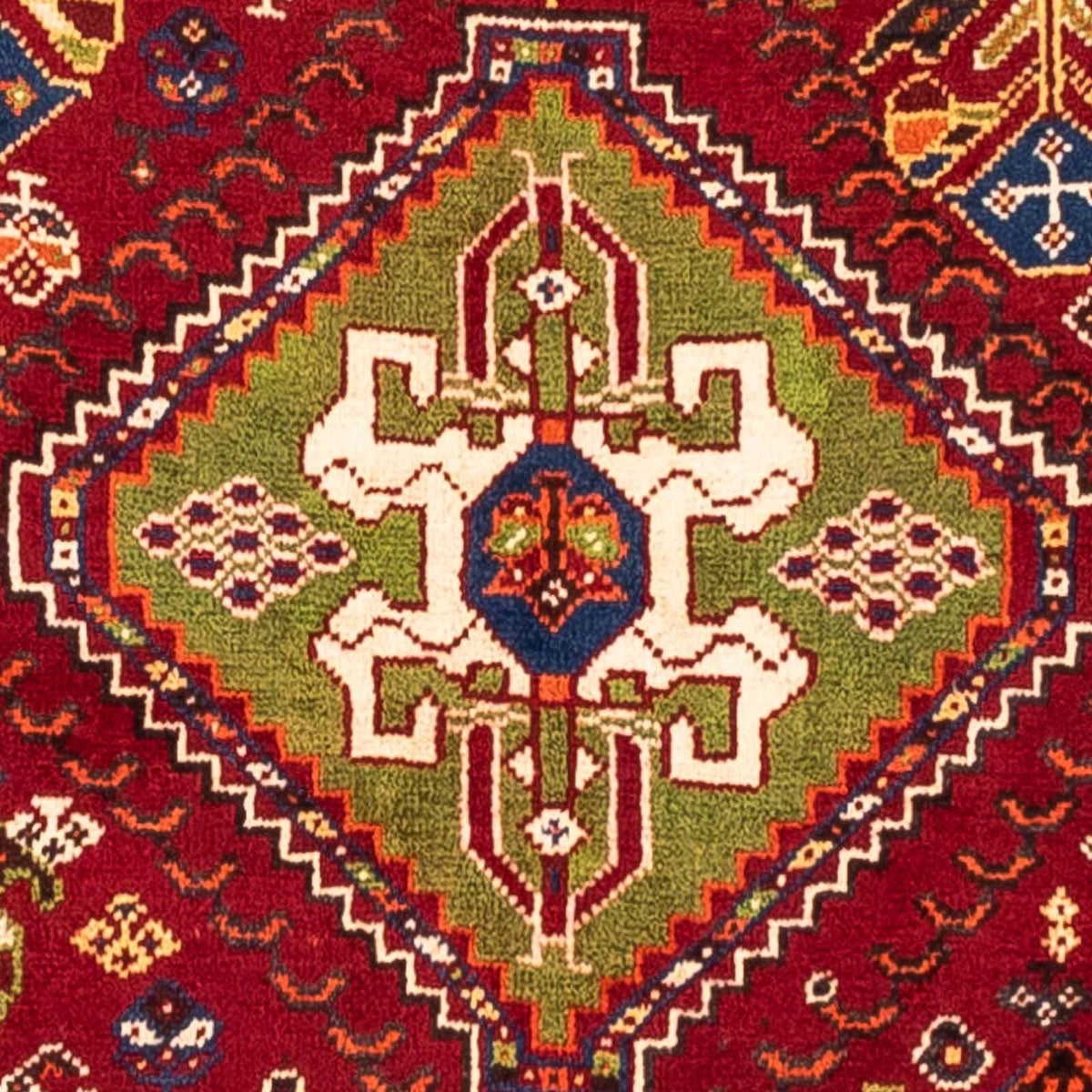 Persisk tæppe - Nomadisk - 257 x 173 cm - mørkerød