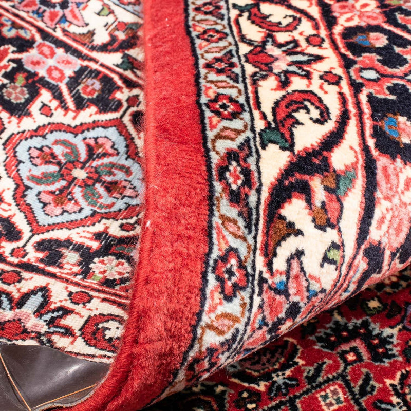 Persisk tæppe - Bijar - 343 x 251 cm - lysrød