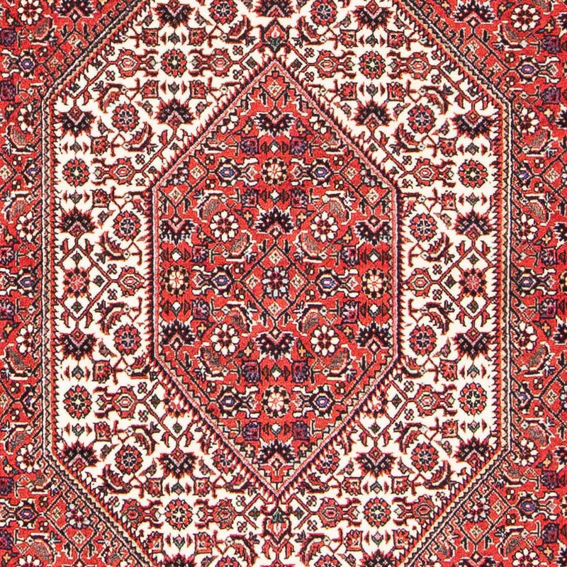 Persisk tæppe - Bijar - 175 x 108 cm - lysrød
