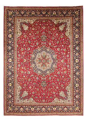 Persisk tæppe - Tabriz - Royal - 398 x 300 cm - rød