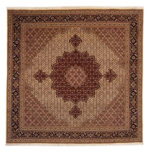 Persisk tæppe - Tabriz - Royal - 351 x 252 cm - brun