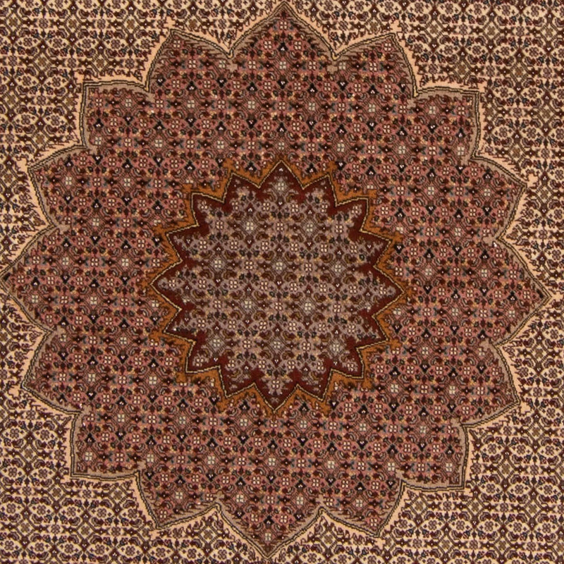 Persisk tæppe - Tabriz - Royal - 260 x 248 cm - brun
