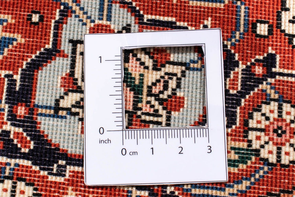 Persisk tæppe - Tabriz - Royal rundt  - 150 x 150 cm - lys brun