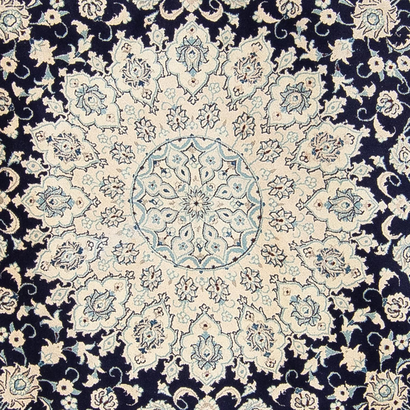 Persisk tæppe - Nain - 352 x 248 cm - mørkeblå