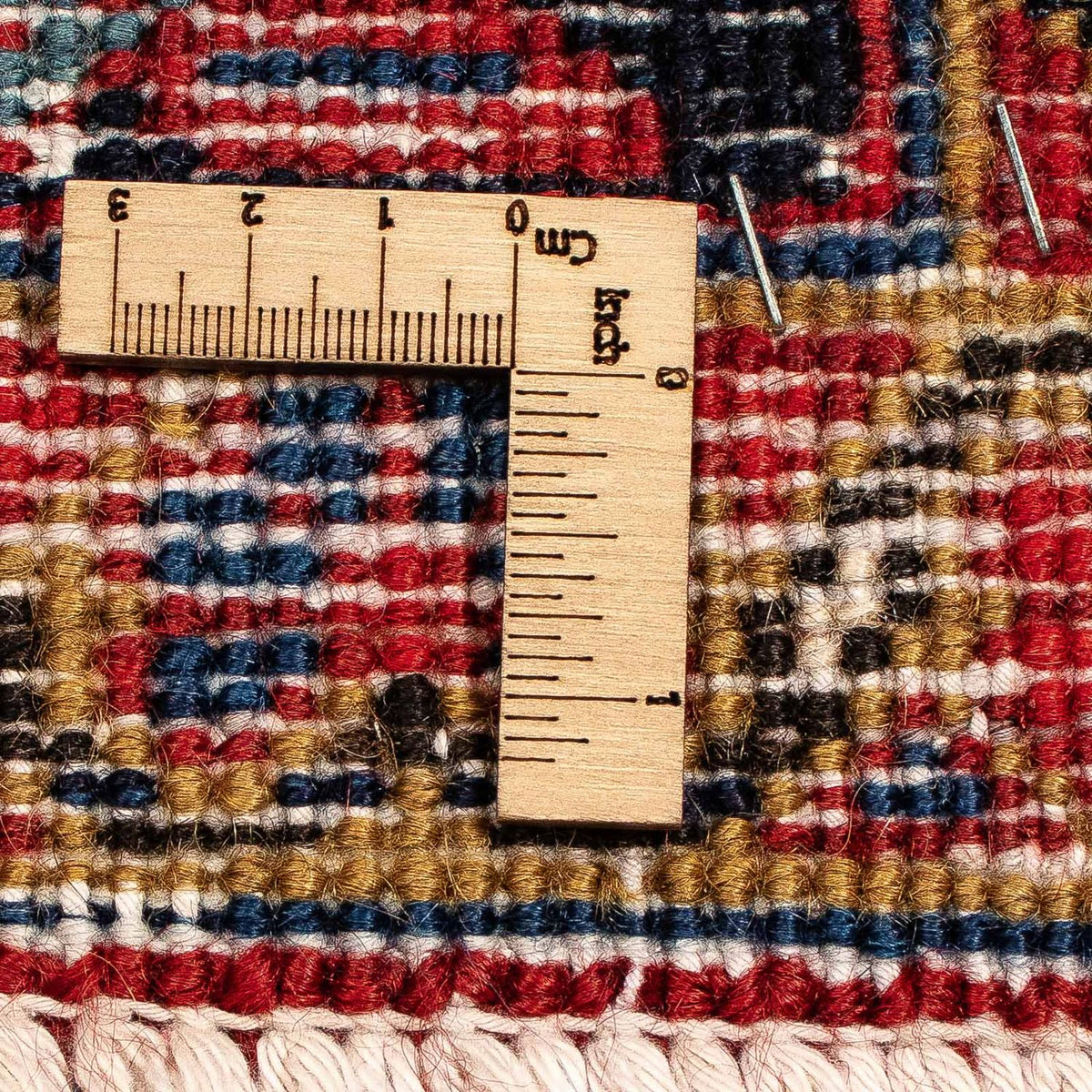 Persisk tæppe - Nomadisk - 368 x 286 cm - mørkerød