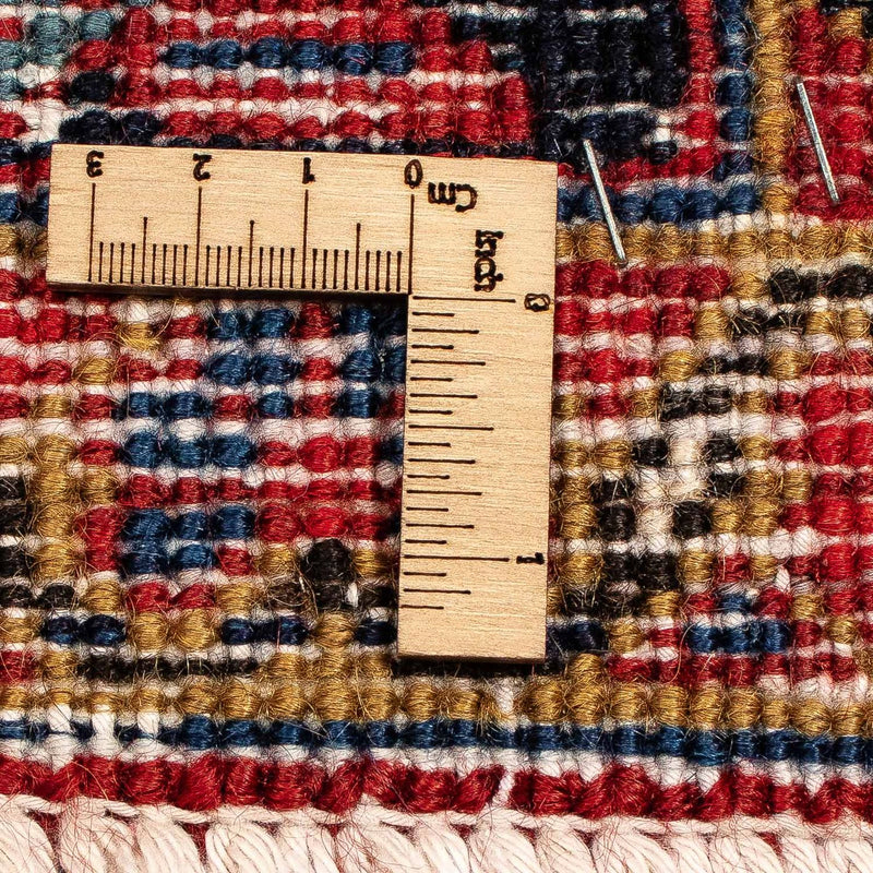 Persisk tæppe - Nomadisk - 368 x 286 cm - mørkerød