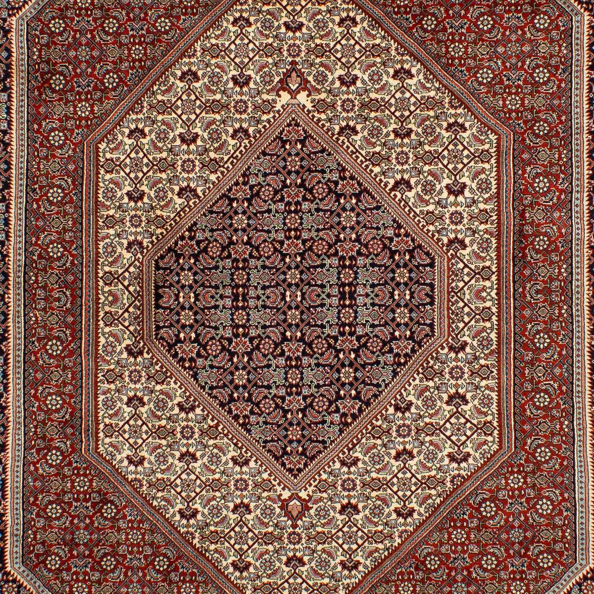 Persisk tæppe - Bijar - 292 x 210 cm - flerfarvet