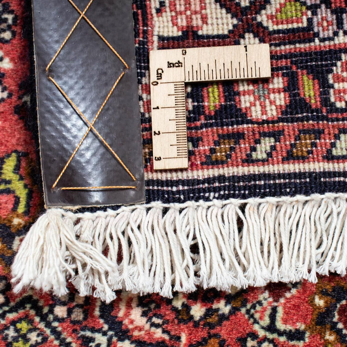 Persisk tæppe - Bijar - 240 x 140 cm - lysrød