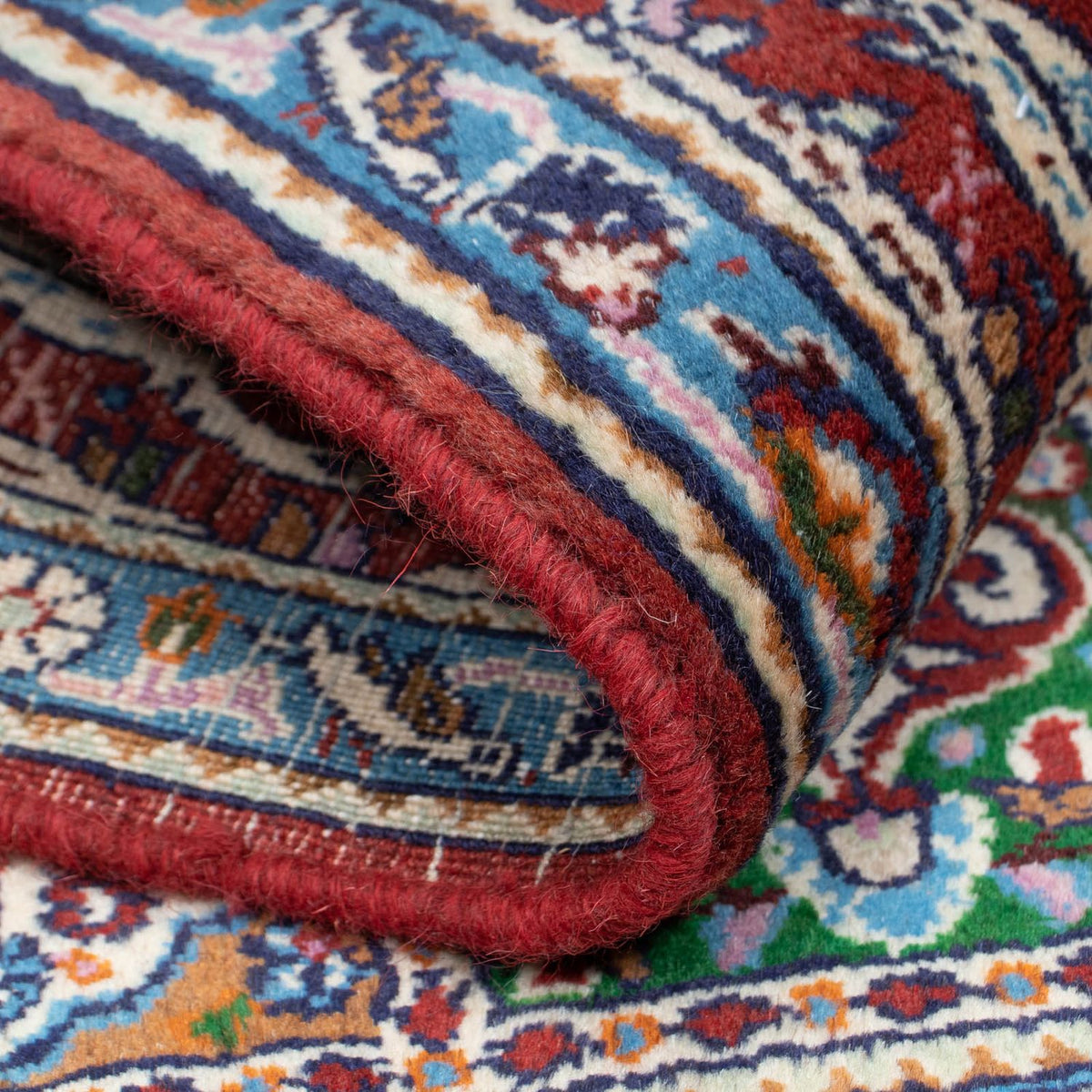 Persisk tæppe - Classic - 140 x 95 cm - mørkerød