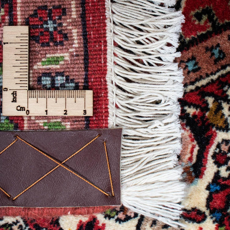 Persisk tæppe - Bijar - 224 x 141 cm - lysrød