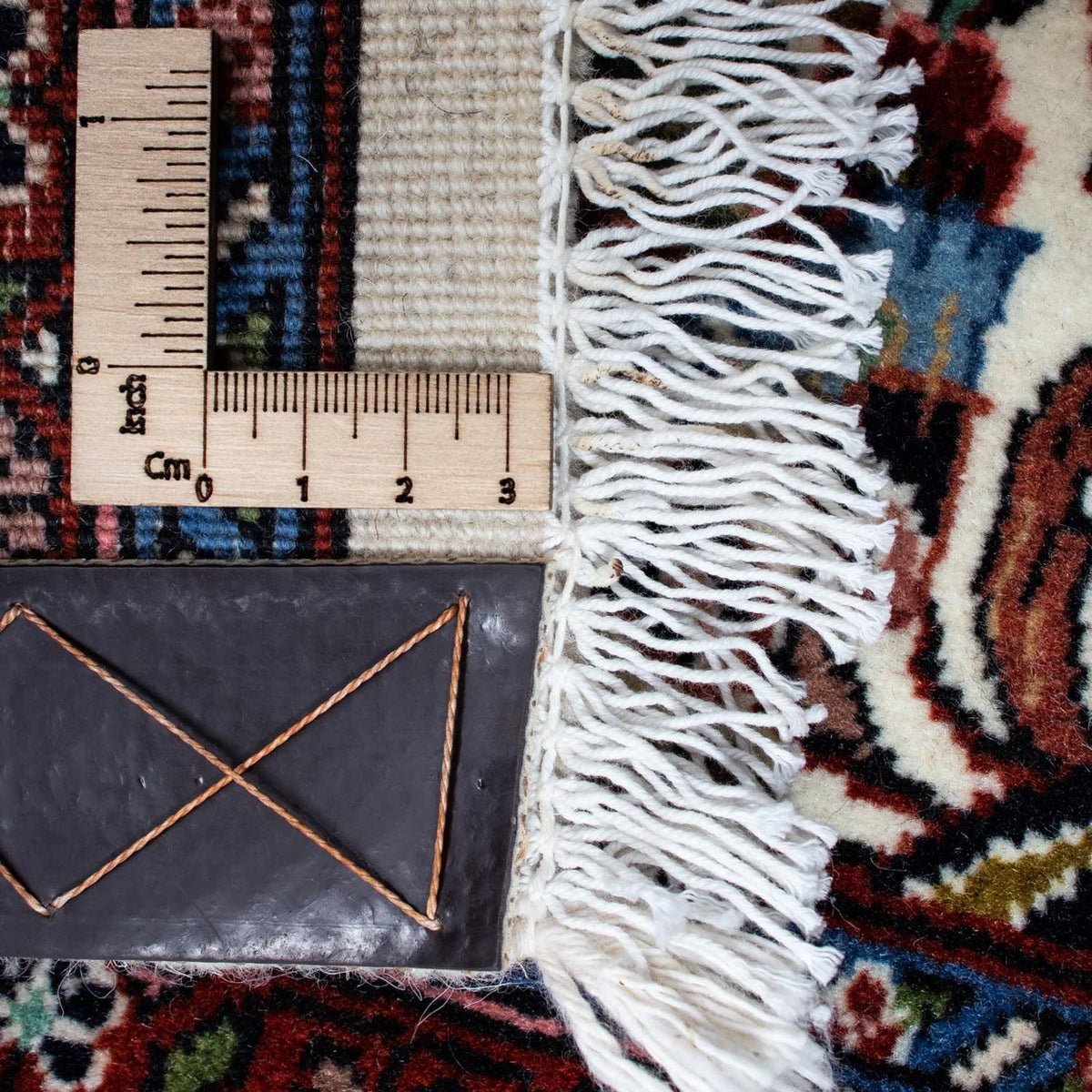 Persisk tæppe - Bijar - 208 x 133 cm - beige