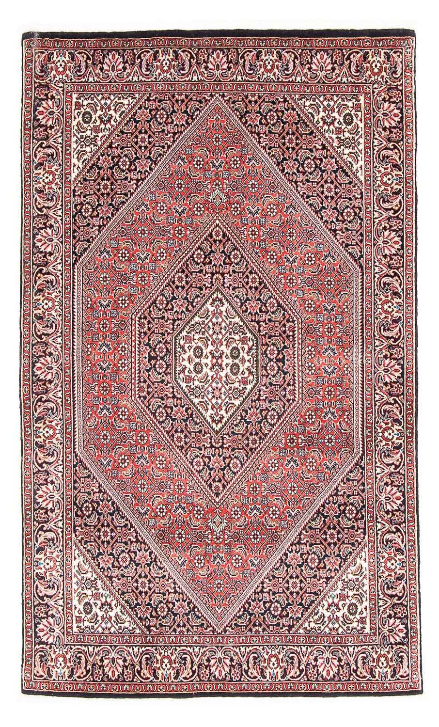 Persisk tæppe - Bijar - 172 x 106 cm - lysrød