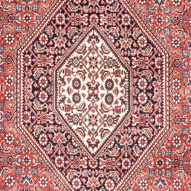 Persisk tæppe - Bijar - 172 x 106 cm - lysrød