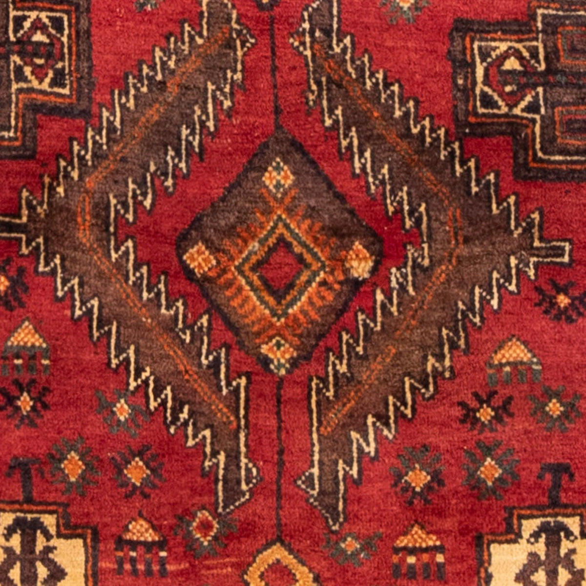 Løber Baluch-tæppe - 237 x 103 cm - rød