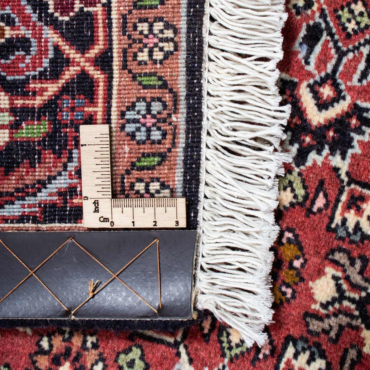 Persisk tæppe - Bijar - 228 x 142 cm - rød