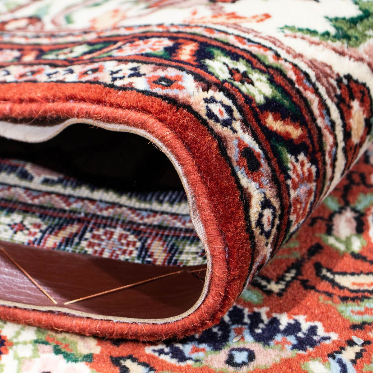 Gabbeh-tæppe - Kashkuli Persisk - 261 x 175 cm - mørkerød