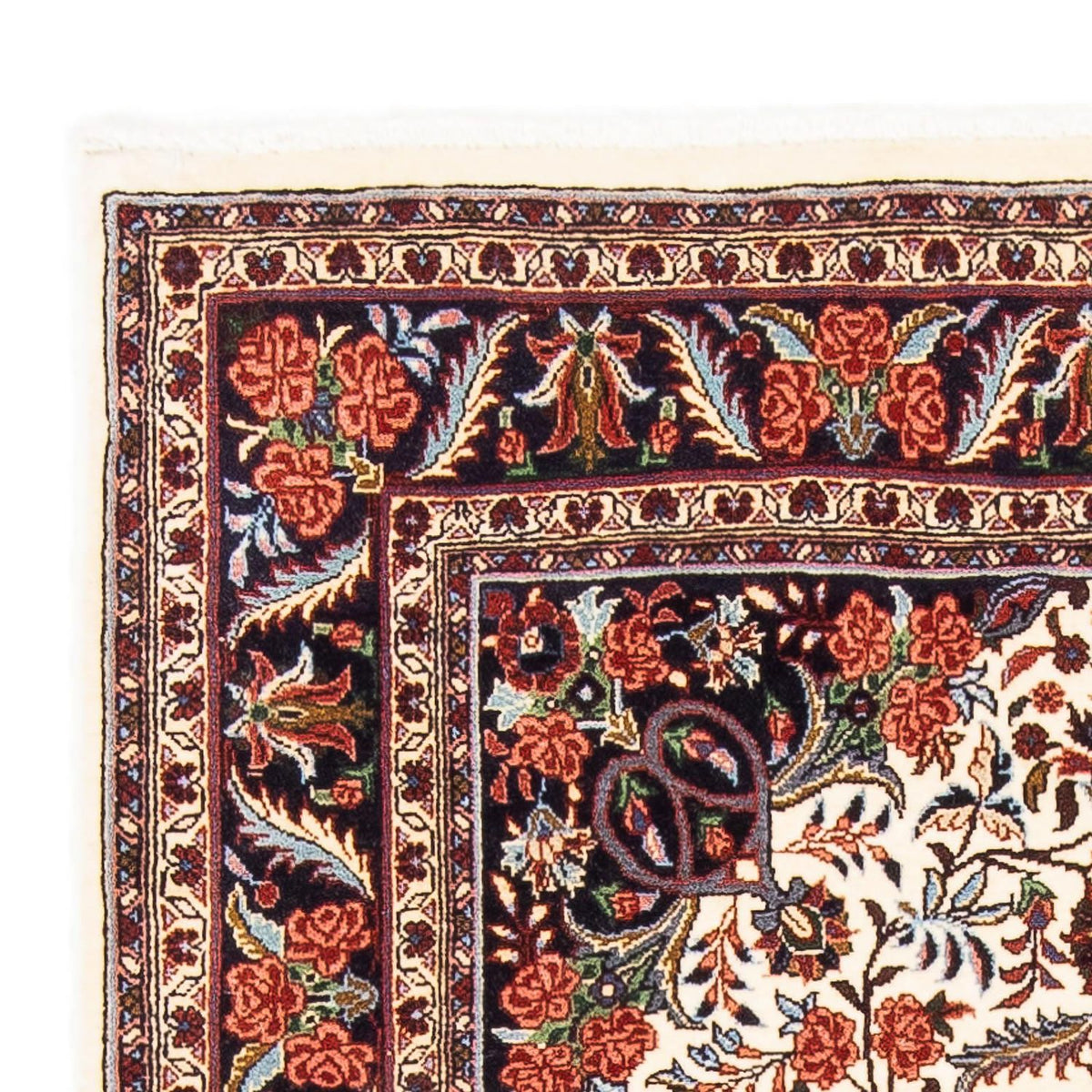 Persisk tæppe - Bijar - 168 x 110 cm - beige