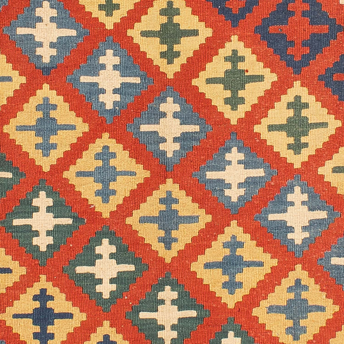 Kelim-tæppe - orientalsk - 217 x 155 cm - rød
