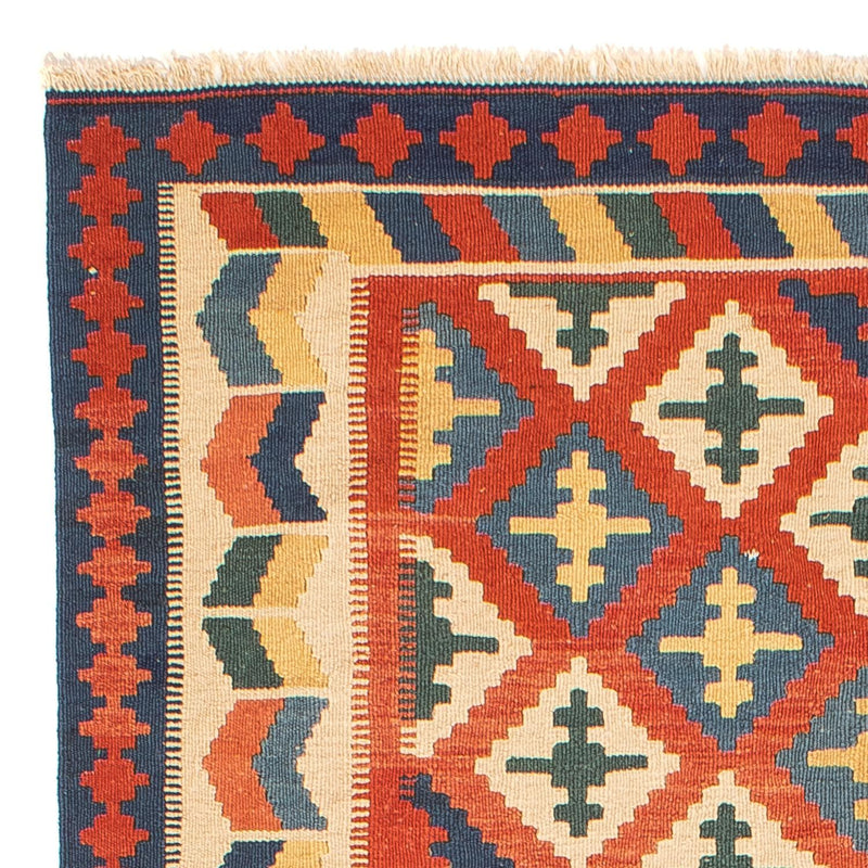 Kelim-tæppe - orientalsk - 217 x 155 cm - rød